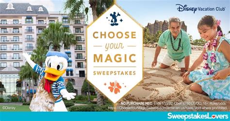 Enter These Sweepstakes and Your Next Disney Vacation Could .